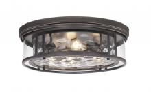 Z-Lite 493F4-BRZ - 4 Light Flush Mount