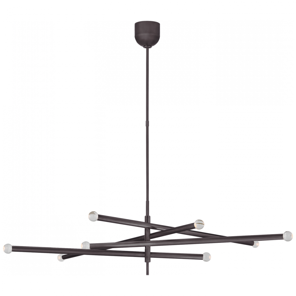 Rousseau Grande Eight Light Articulating Chandelier