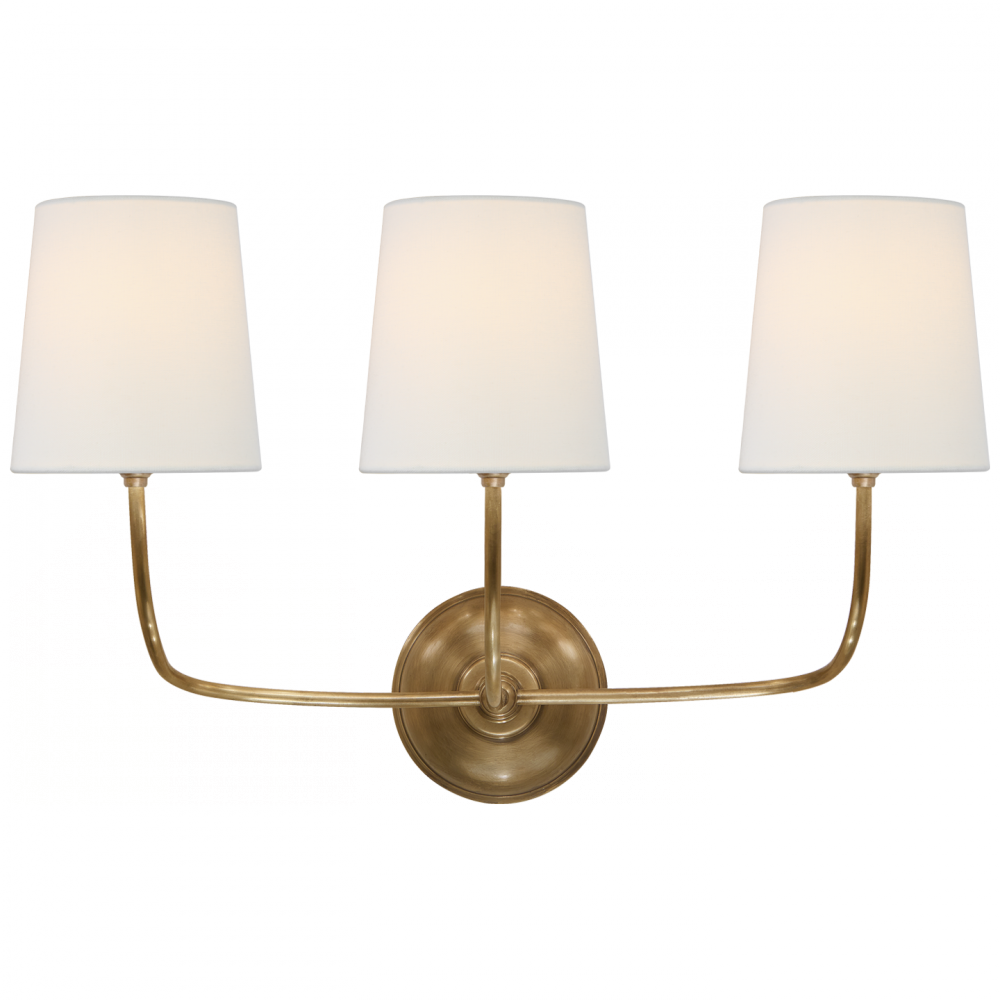 Vendome Triple Sconce