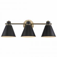 Trans Globe 22593 AG-BK - Vanity Lighting Antique Gold/Black