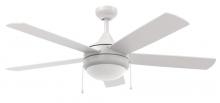 Trans Globe F-1020 WH - Cappleman 2-Light, 5-Blade Transitional Ceiling Fan