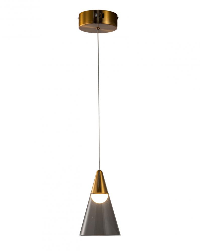 LED Pendant Antique Gold