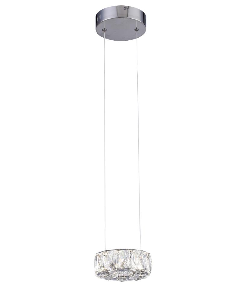 LED Single Pendant Lighting Chrome