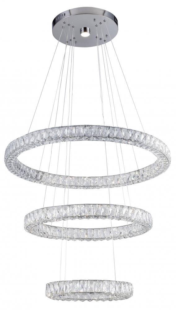 LED Chandelier Chrome