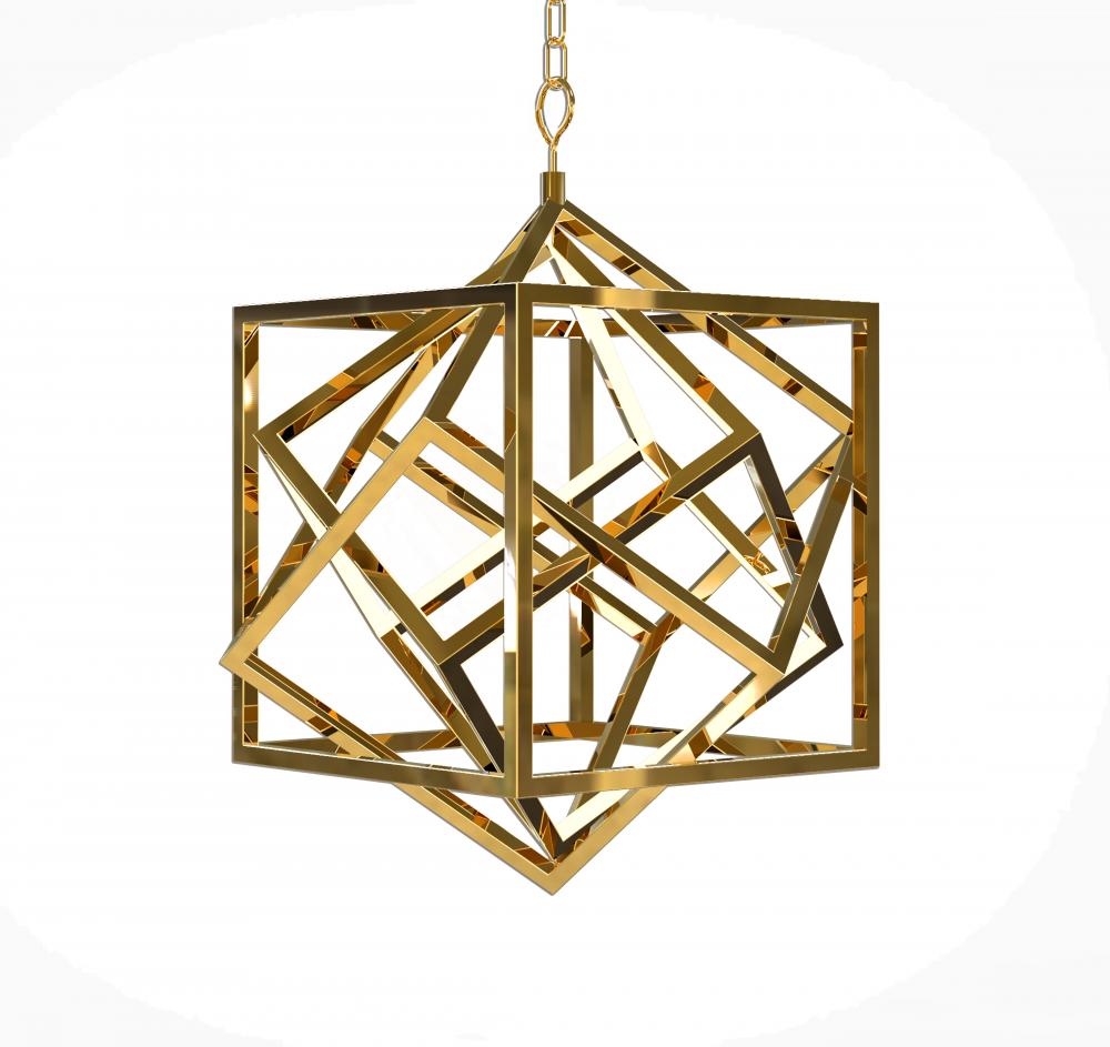 LED Chandelier Gold