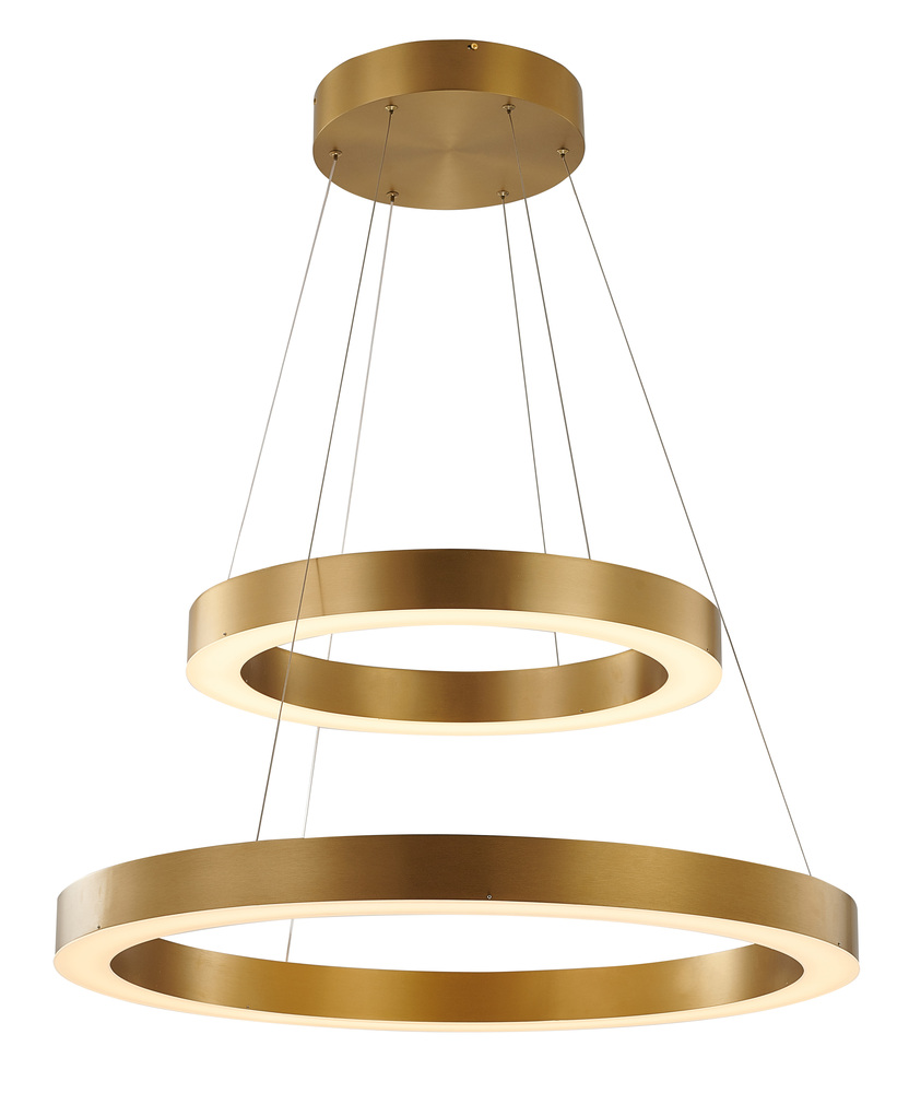 LED Chandelier Gold