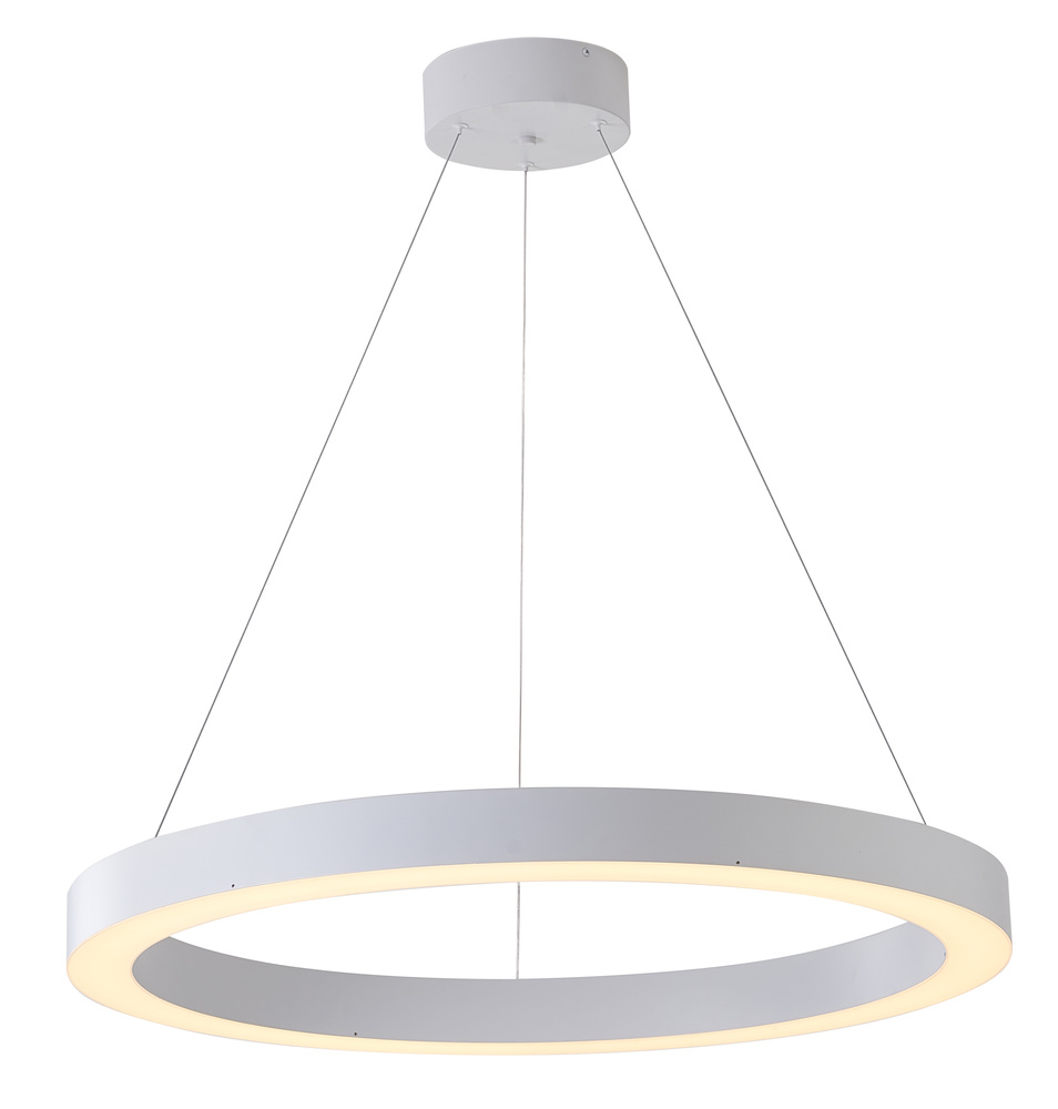 LED Chandelier Matte White