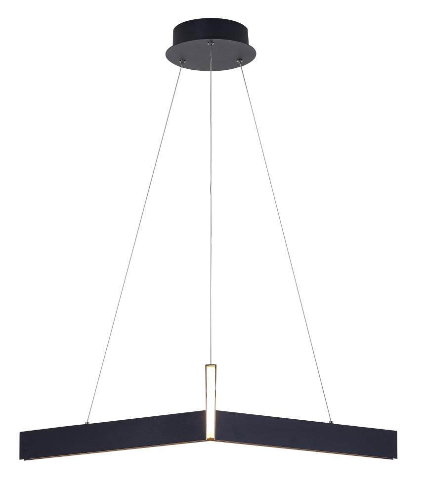 LED Chandelier Black