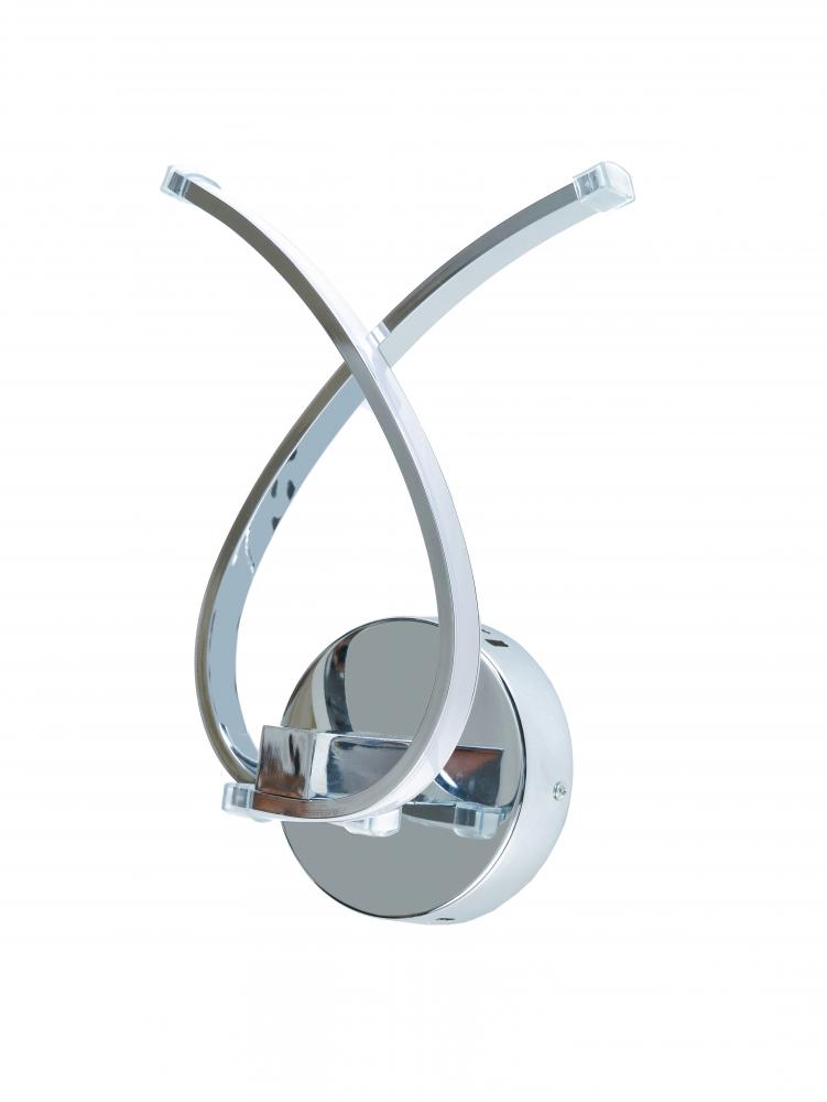 LED Wall Sconce Chrome