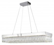 Bethel International FT97C40CH - LED Chandelier Stainless Steel & Crystal