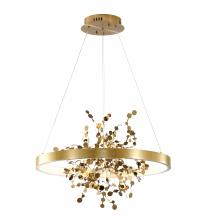 Bethel International GL351C24G3K - LED Chandelier Sand Gold