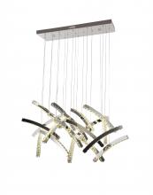 Bethel International JP10 - LED Chandelier Chrome