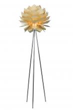 Bethel International JU07F20W - Floor Lamp Natural Wood