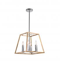 Bethel International YS5212-4GDCH - Chandelier Gold & Chrome