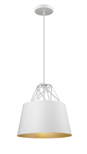 Bethel International YS7703-1PB-WH - White Pendant