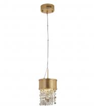 Bethel International ZL13S - LED Pendant Metal & Crystal