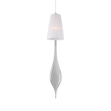 Eurofase 22826-015 - Aqua, 1Lt Pendant, Med, Chrome/White