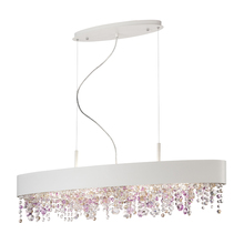 Eurofase 28148-012 - Romanelli, 6Lt Chand, Lg, Oval, White