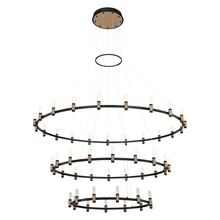 Eurofase 37046-019 - ALBANY-CHD-51LT-60IN-BRBM-WH