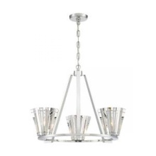 Eurofase 38865-015 - RICCA-CHD-3LT-29IN-CHR-CL