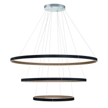 Eurofase 43900-015 - VERDURA-CHD-3LT-60IN-BK-WH