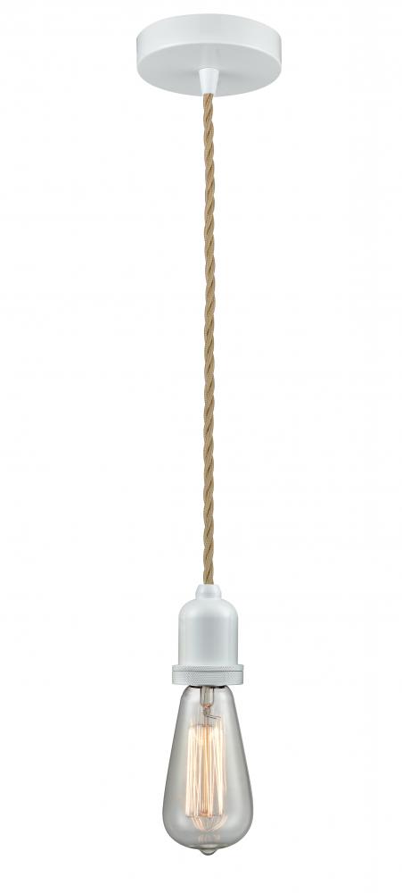 Whitney - 1 Light - 2 inch - White - Cord hung - Mini Pendant