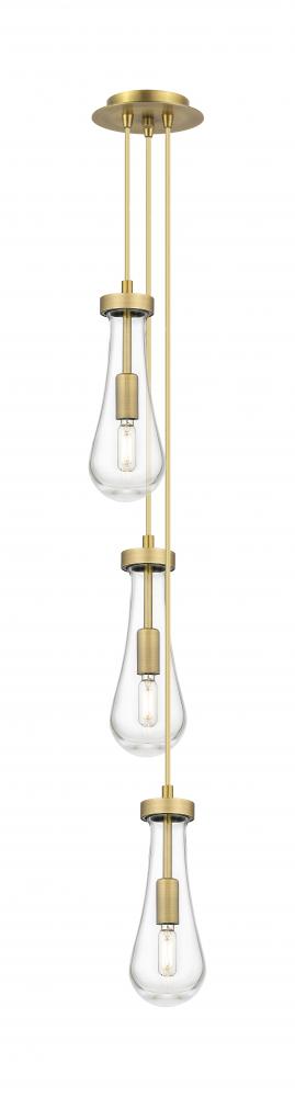 Owego - 3 Light - 7 inch - Brushed Champagne Bronze - Multi Pendant