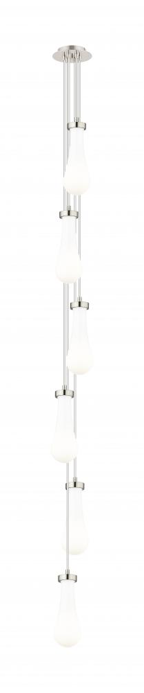 Owego - 6 Light - 7 inch - Brushed Satin Nickel - Multi Pendant