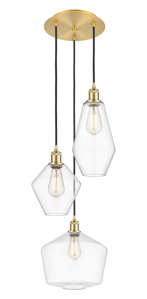 Cindyrella 3 Light 14 inch Multi-Pendant