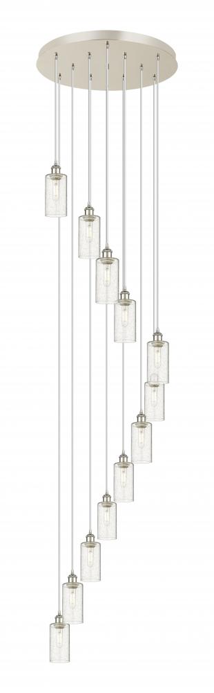 Crown Point - 12 Light - 24 inch - Polished Nickel - Multi Pendant