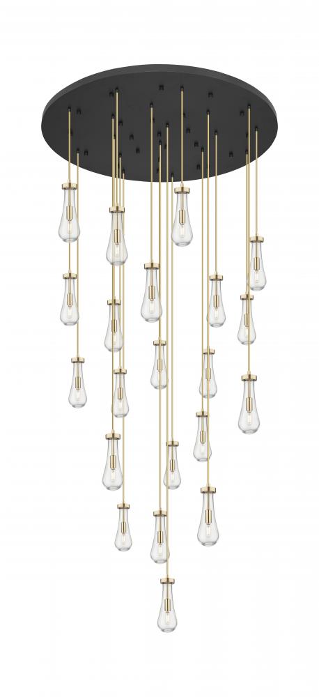 Owego - 21 Light - 48 inch - Brushed Brushed Brass - Multi Pendant