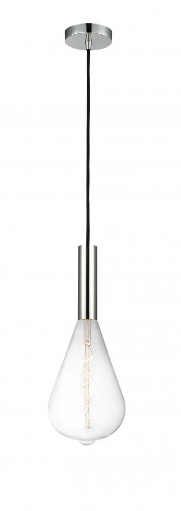 Edison - 1 Light - 7 inch - Polished Chrome - Cord hung - Mini Pendant