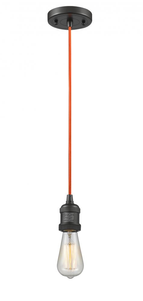 Bare Bulb 1 Light Mini Pendant