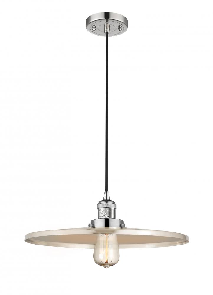 Appalachian - 1 Light - 16 inch - Polished Nickel - Cord hung - Mini Pendant