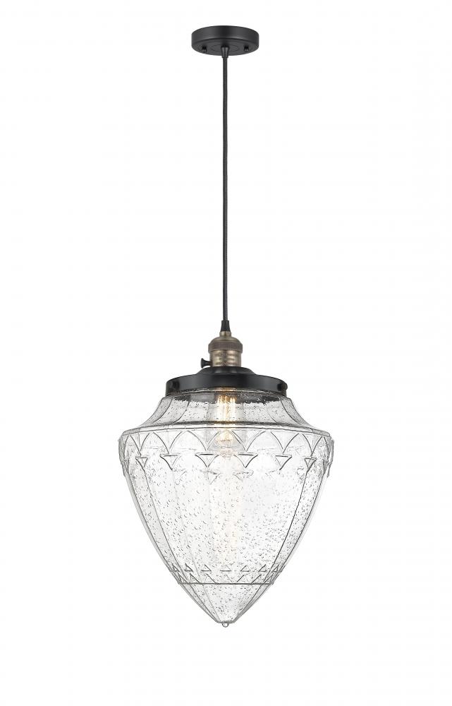 Bridgeton - 1 Light - 16 inch - Black Antique Brass - Cord hung - Mini Pendant