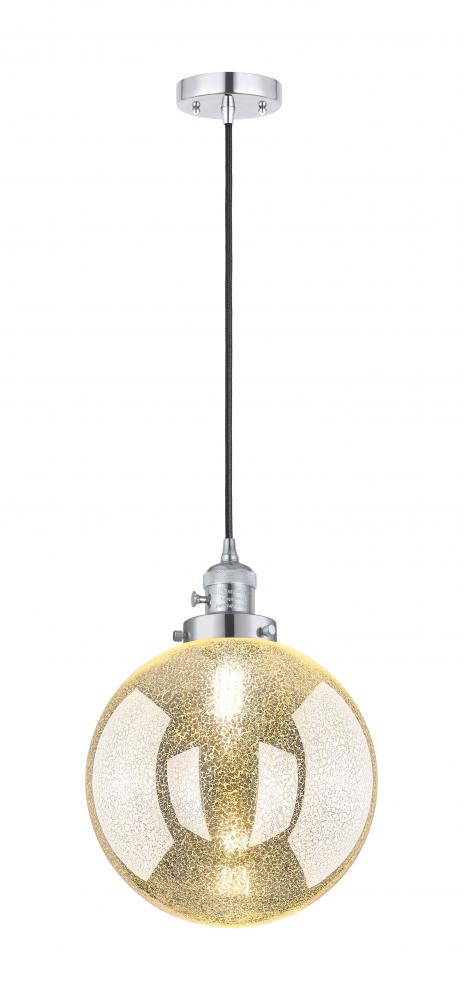 Beacon - 1 Light - 10 inch - Polished Chrome - Cord hung - Mini Pendant