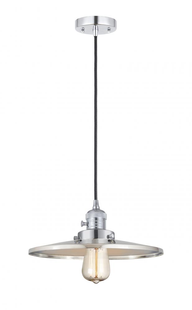 Appalachian - 1 Light - 12 inch - Polished Chrome - Cord hung - Mini Pendant