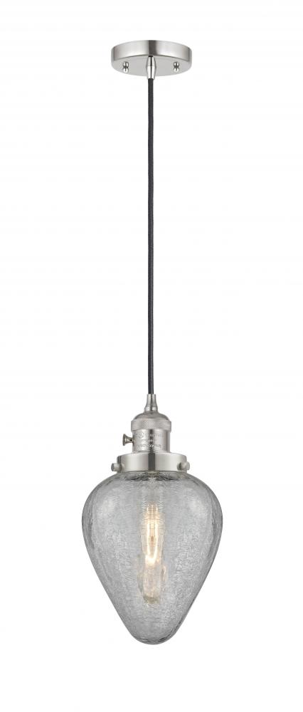 Geneseo - 1 Light - 7 inch - Polished Nickel - Cord hung - Mini Pendant