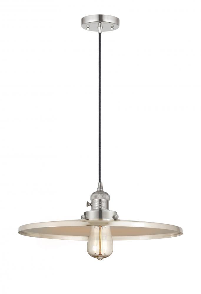 Appalachian - 1 Light - 16 inch - Polished Nickel - Cord hung - Mini Pendant