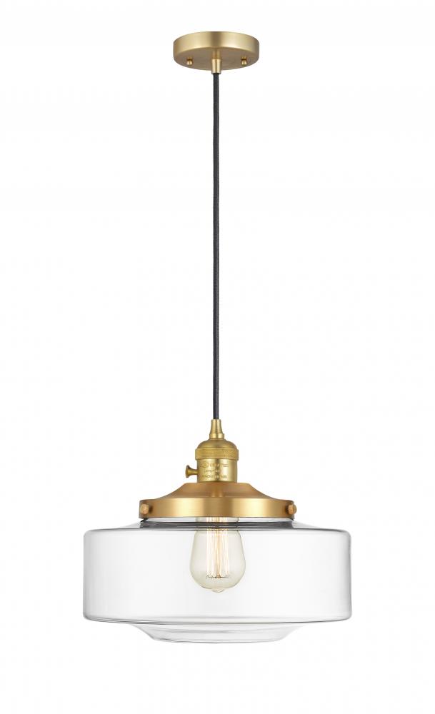 Bridgeton - 1 Light - 16 inch - Satin Gold - Cord hung - Mini Pendant