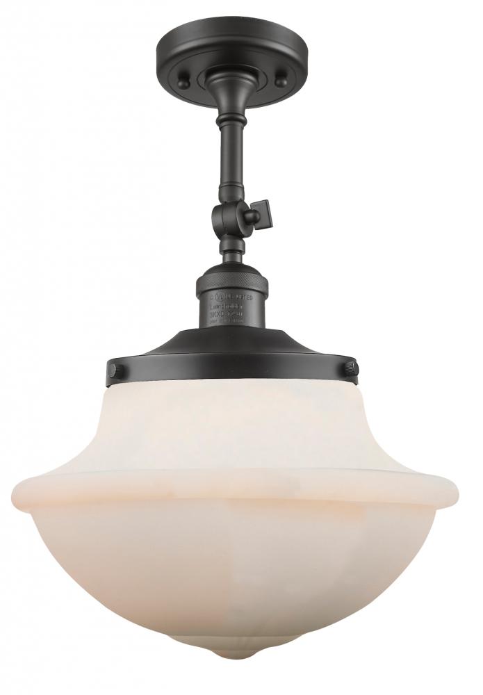 Oxford - 1 Light - 7 inch - Oil Rubbed Bronze - Semi-Flush Mount