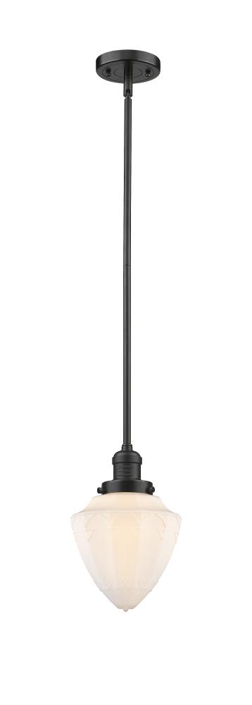 Bullet - 1 Light - 7 inch - Oil Rubbed Bronze - Stem Hung - Mini Pendant