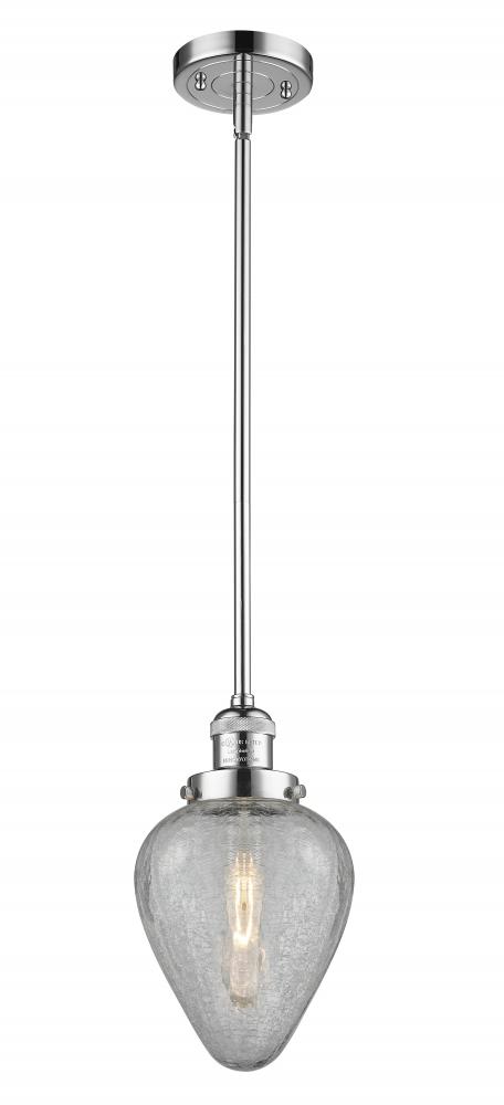 Geneseo - 1 Light - 7 inch - Polished Chrome - Stem Hung - Mini Pendant