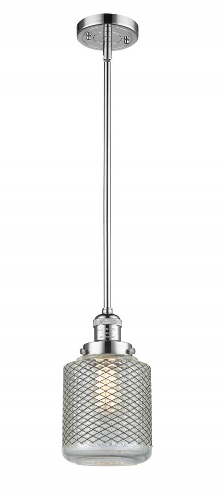 Stanton - 1 Light - 6 inch - Polished Chrome - Stem Hung - Mini Pendant