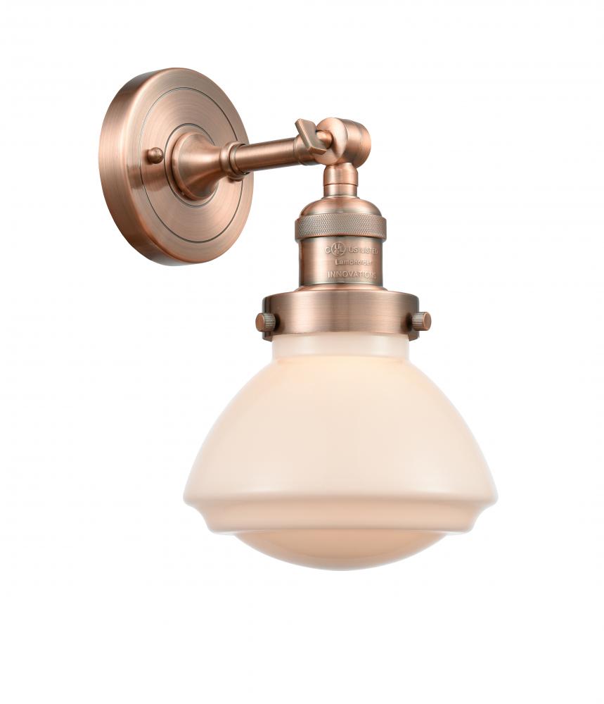 Olean - 1 Light - 7 inch - Antique Copper - Sconce