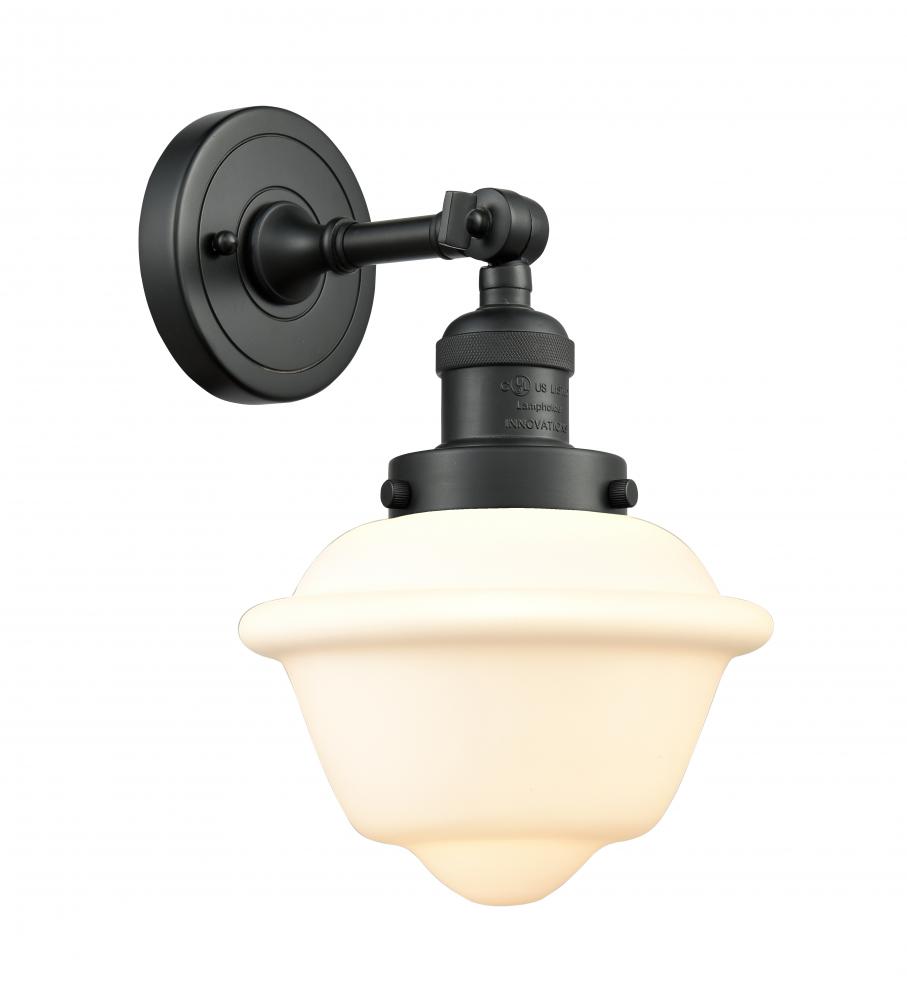 Oxford - 1 Light - 8 inch - Matte Black - Sconce