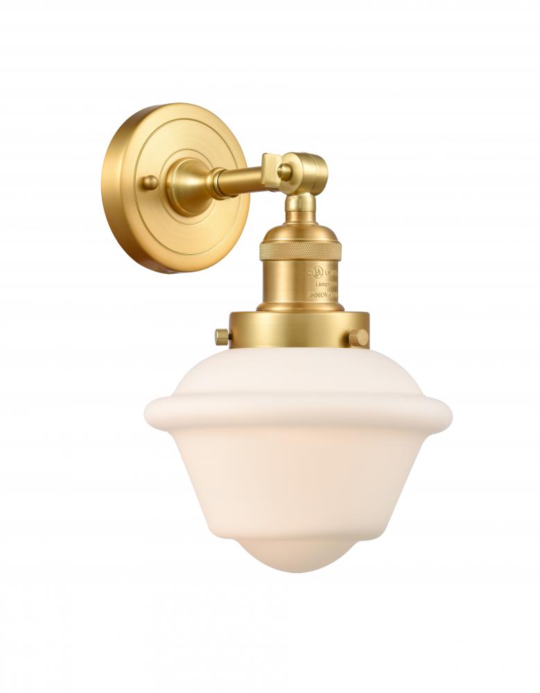 Oxford - 1 Light - 8 inch - Satin Gold - Sconce