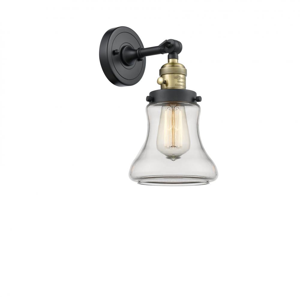 Bellmont - 1 Light - 7 inch - Black Antique Brass - Sconce