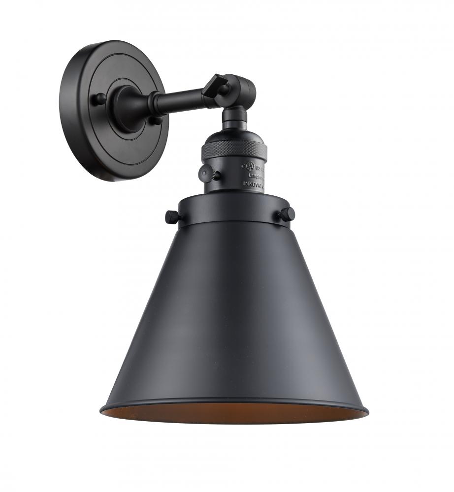 Appalachian - 1 Light - 8 inch - Matte Black - Sconce