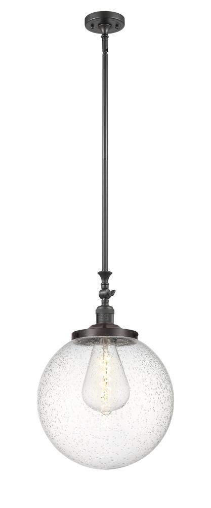 Beacon - 1 Light - 12 inch - Oil Rubbed Bronze - Stem Hung - Mini Pendant